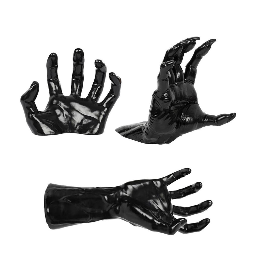 Devil Hand Candle Holder Decoration Wall Mounted Reaching Hands Halloween Party Indoor Outdoor Hanging Ornament