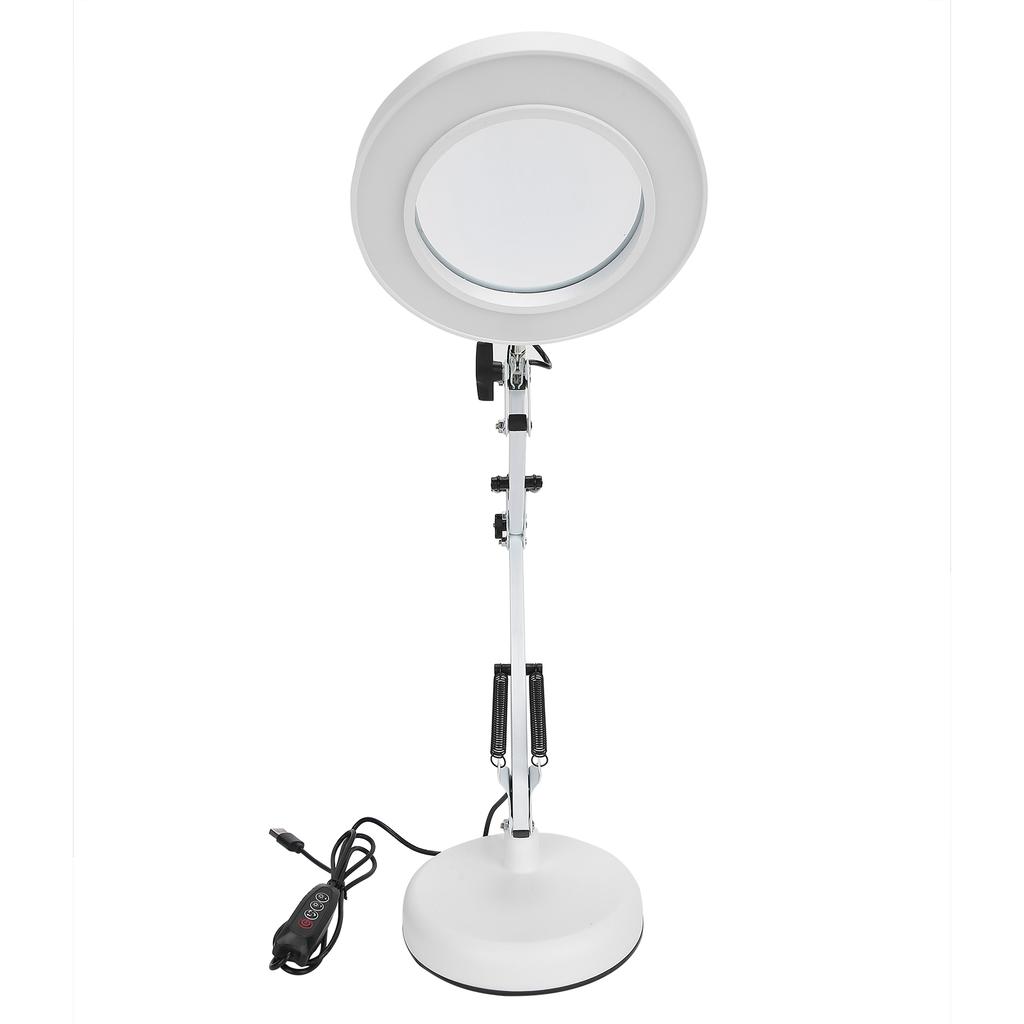 5X Magnifying Glass Lamp LED Chips with USB Interface 3000‑6500K for Manicure Tattoo Using