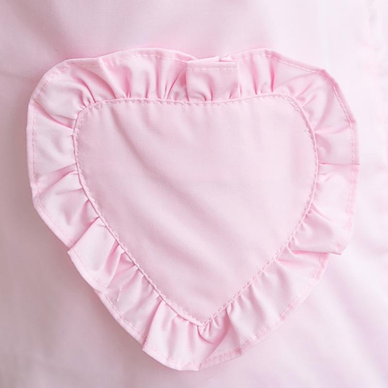 Grembiuli da Cucina Grembiule con Volant Grembiule da Cameriera Grembiule Cosplay da Cameriera Grembiule da Cucina Grembiule da Principessa con Tasche per l'Uso Quotidiano