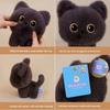 Cat Brown Black Cute Plush Toy Children Teens Cozy Bedtime Festival Gift Doll