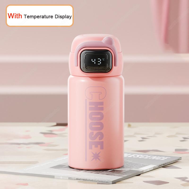 350/500ML Smart Coffee Cup Portable Stainless Steel Thermos Bottle with LED Temperature Display Vacuum Flask Sport Water Bottle