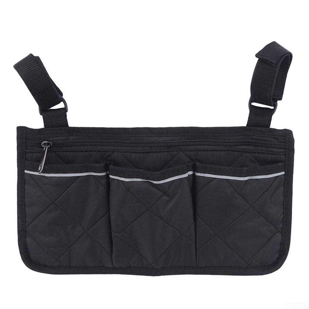 Armrest Storage Bag Camping Chair Reflective Strip