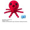 Yousheng Air Pressure Octopus Toy with Articulated Legs Kids Educational Octopus Launcher Mini Red Octopus Ornament Home Office Desktop Decoration