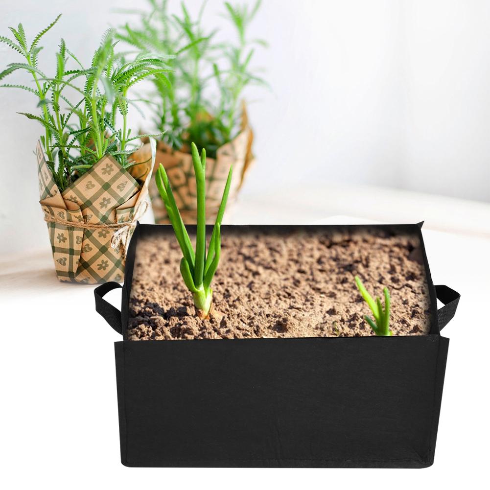 1Pc Vegetable Strawberry Planting   Bag Garden Plant Flower Nursery Planter(S 40*30*20cm)
