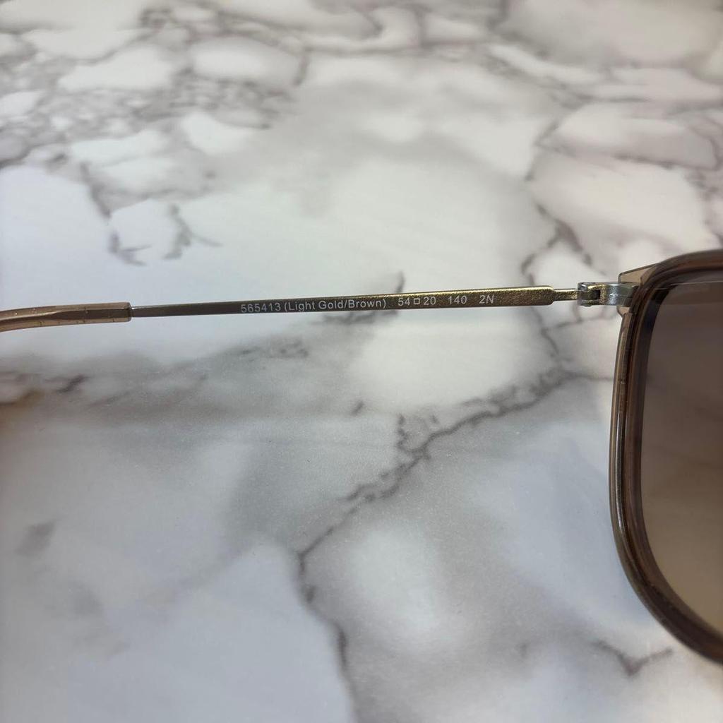 Used COACH Coach sunglasses HC7135 brown x gold brown gold