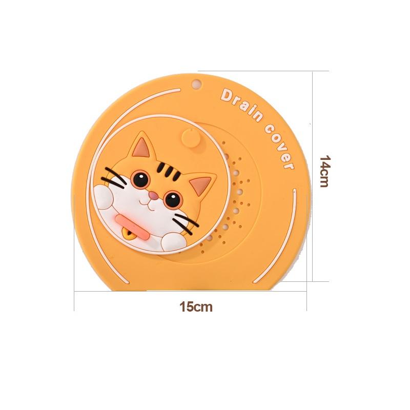 Floor Drain Cover Reusable Drain Stopper Sewer Pipe Cover Anti-Odor Bathtub Shower Drain Plug Universal