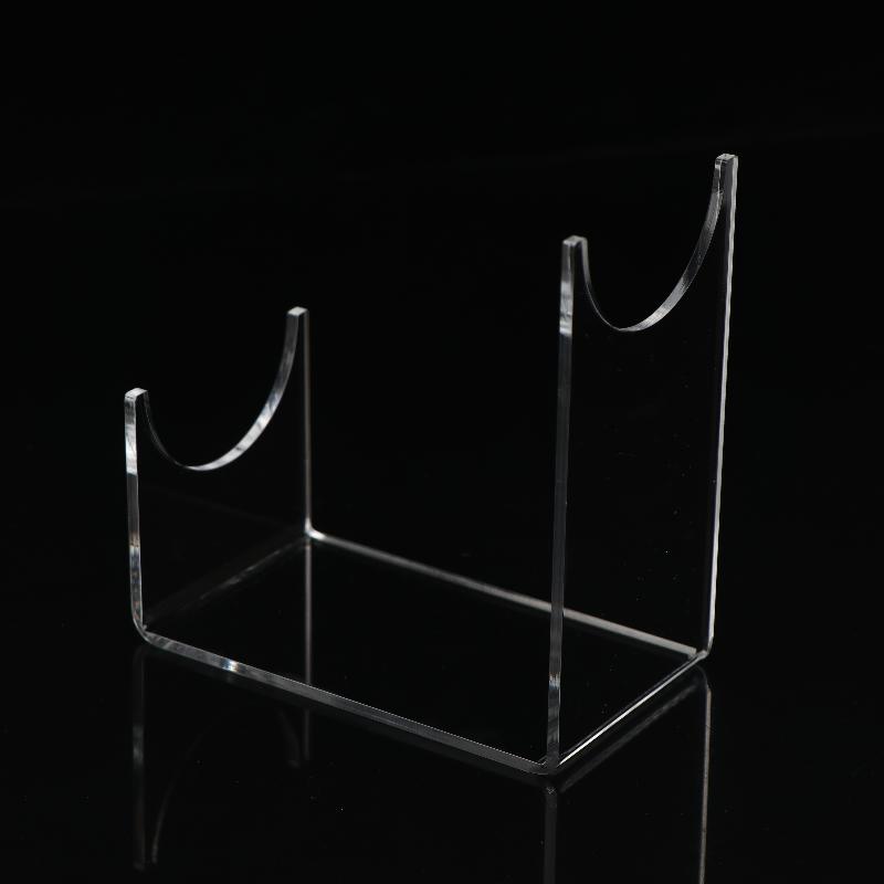 1/2Pcs Transparent Acrylic Stand Shofar Horn Display Stand Swords Bracket U-Shaped Rack Holder For Office Home Decoration