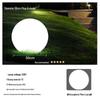 Solar Luminous Spherical Lawn Lamp: Waterproof Outdoor Atmosphere Light for Courtyard and Camping