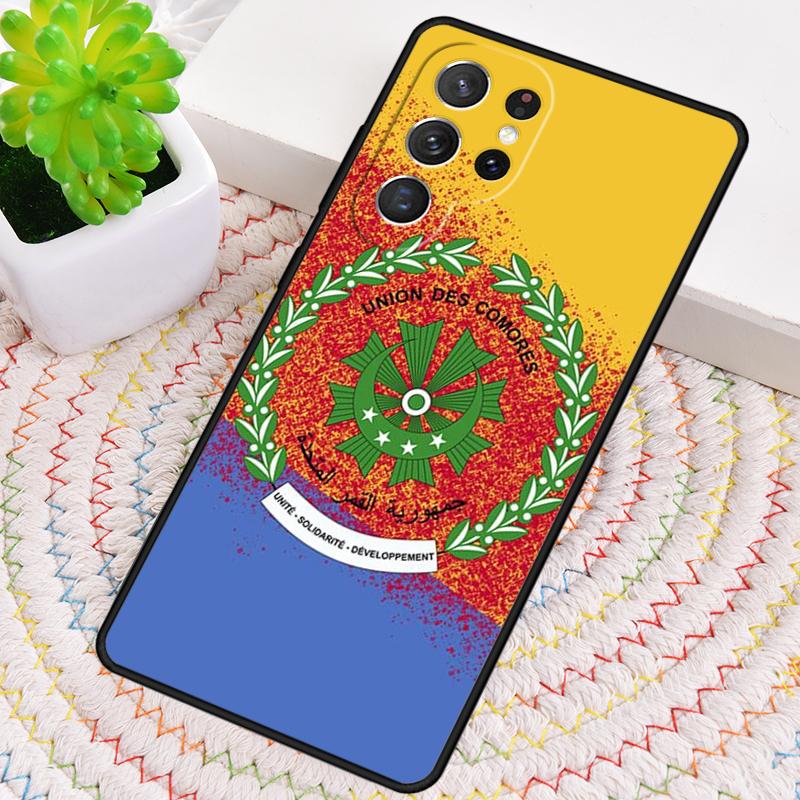 Чехол для телефона Флаг Коморских островов для Samsung Galaxy note 10 pro S26 Ultra S23 S24 FE S25 S21 S22 PLUS ударопрочный Galaxy S23 Ultra
