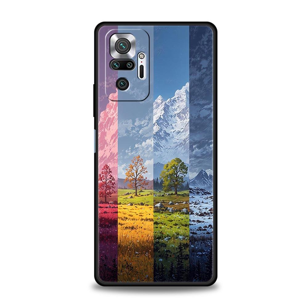 

Красивый чехол для телефона с изображением лесного дерева для Xiaomi Redmi Note 15 14 13 12 4G 9 10 11 Pro Plus 5G 14C 13C 12C 10C, мягкий ТПУ чехол Redmi Note 11