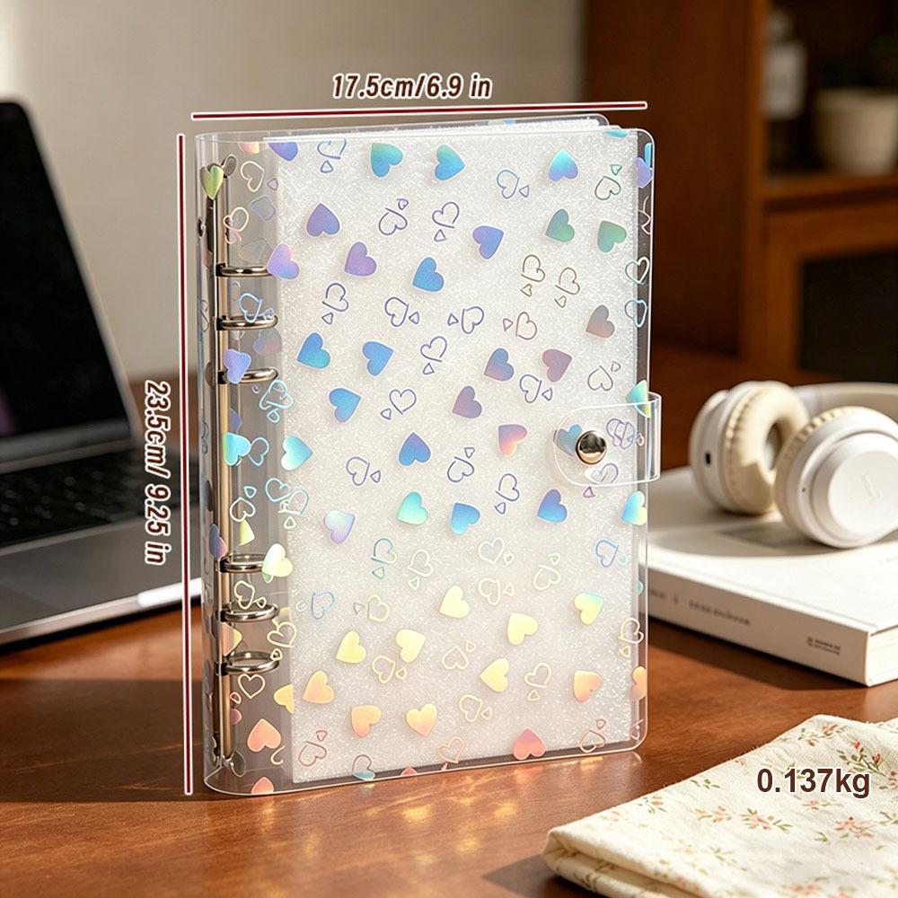 A5/A6/A7/M5 Binder Cover PVC Planner Cover New Loose-Leaf Notebook Shell  Students