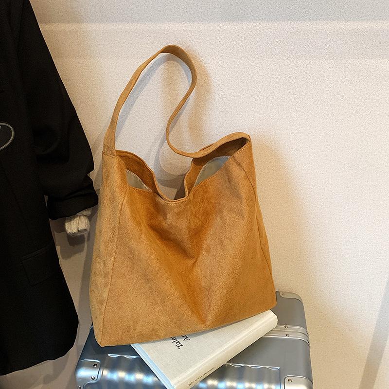 Miękka skórzana torba dojazdowa o dużej pojemności – nowy styl torby na ramię pod pachą do szkoły