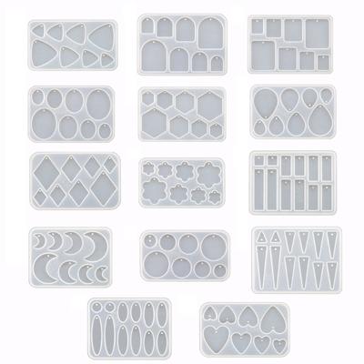 Geometric Irregular Earrings Pendant Resin Mold Eardrops Silicone Moulds Silicone Resin Ornament Beginner Tools