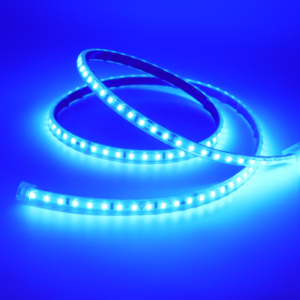 AC 220V Led Strip Lights High Brightness 2835 120 LEDs/M Flexible LED Tape Ribbon Waterproof Diode Rope Light Adhesive EU UK