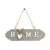 Decorative House Sign with Bow Knot Decor Letter Print Hanging Sign Versatile Door Welcome Sign Home Decoration