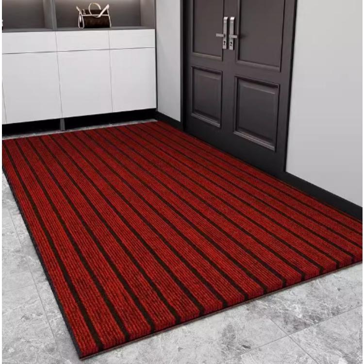 Stripe Carpet Household Entrance Door Mat Anti Slip Mat Hotel Corridor Stair Mat