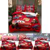 Cars Lightning Mcqueen Bedding Set With Active Dye Printing Modern Style For Kids Bedroom Decor