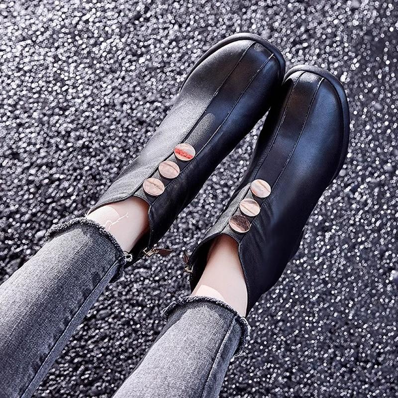 2024 Weiß Knöchel Rock Basic Reißverschluss Marke Damen Schuhe Hoher Absatz Stiefel Stiefel-Damen Runde Zehenpartie Mode Stiletto Gummi Damen