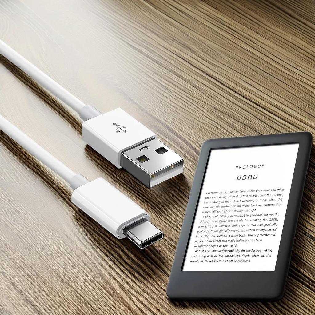 Smays Replacement Charging Cord for Newer Kindle Paperwhite 11th Gen (2021 Release)/12th Gen/Signature Ed/Fire Tablet - 6ft USB Type C Charger Cable