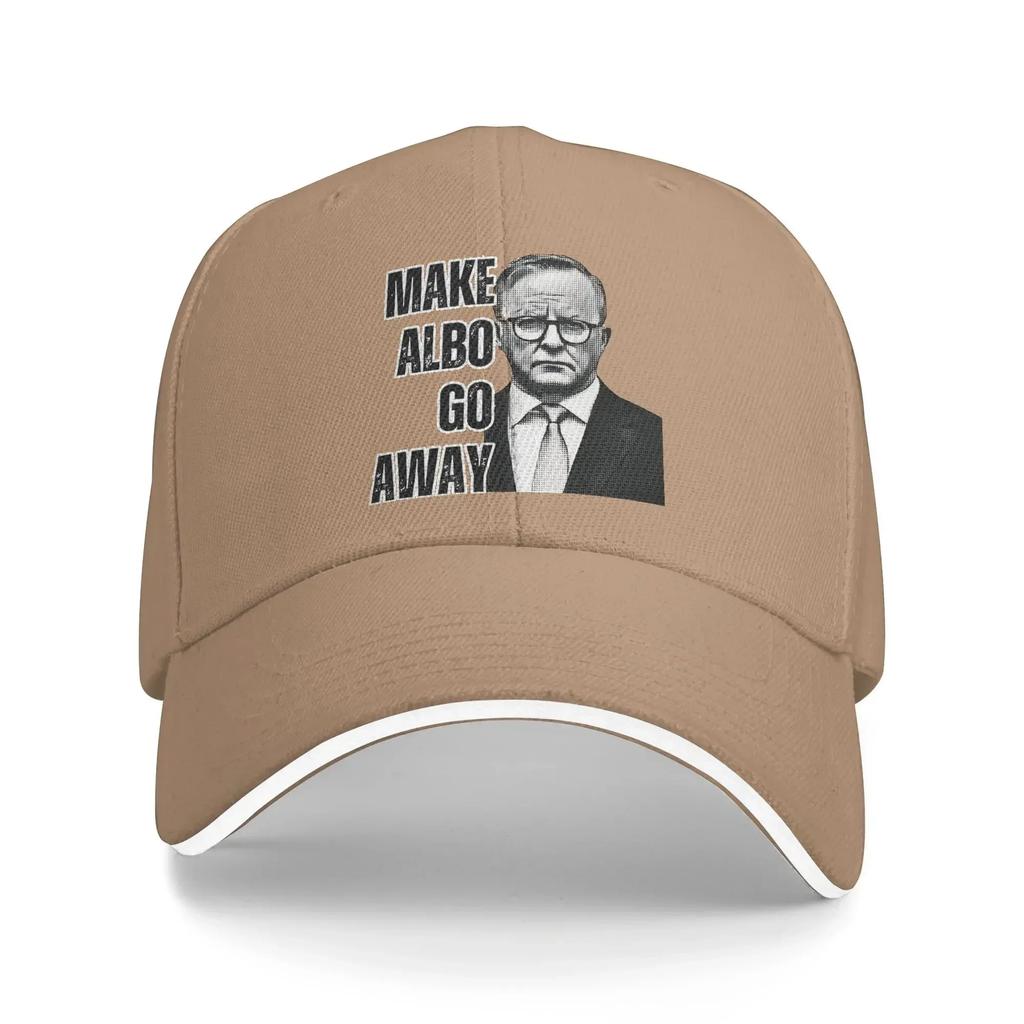 Summer MAGA MAKE ALBO GO AWAY Baseball Cap Outdoor Gym Fitted Retro Sun Hip Hop Hats Unisex Women Sunscreen Baseball Caps