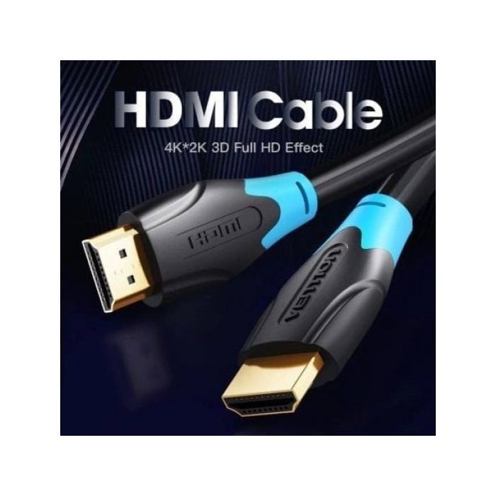 Vention AACBN Cable HDMI 2.0 4K 15m Negro HDMI a HDMI Macho