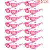 14 PCS Small Rectangle Sunglasses For Women Men Vintage Designer Square Sun Glasses Anti-glare UV400 Eyewear