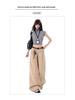 2026 Spring/Summer Women's Casual Washed Pleated Wide-Leg Low-Waist Slimming Jeans