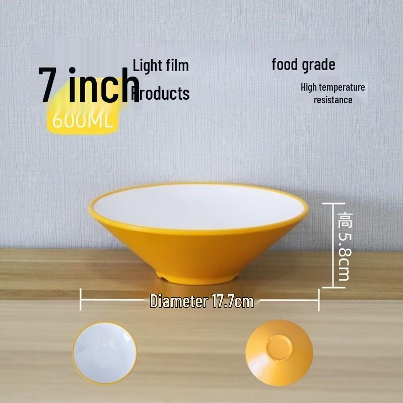 777 Melamine Two-Tone Conical Serving Bowl