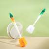 Brosse à tasse multifonctionnelle 5 en 1, brosse à tasse à carotte à long manche, brosse à bouteille, brosse de nettoyage de rainure de couvercle de tasse, brosse à paille
