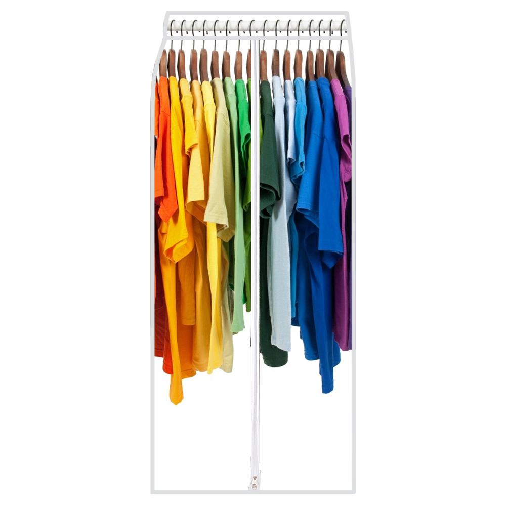 Clothes Dust Cover Wardrobe Hanging Window Dust Cover Coat Suit Dress Protector Household Garment Clothing Bags Closet Organizer