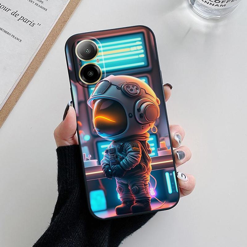 

For Realme C67 4G Case Fashion Soft Silicone Back Cases for Realme C67 C 67 4G RMX3890 Phone Cover RealmeC67 4G etui Fundas Realme C67 4G