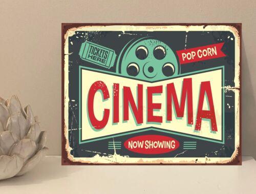 

Cinema Room Rustic Retro Metal Plaque Sign Gift House Novelty mt132Aluminum 20x30cm（7.8x11.8inch）