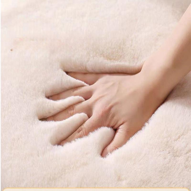 Plush Sofa Seat Cushion Winter Thickened Warm Sofa Cover L-shaped Anti Slip Dustproof Soft and Comfortable Sofa Towel