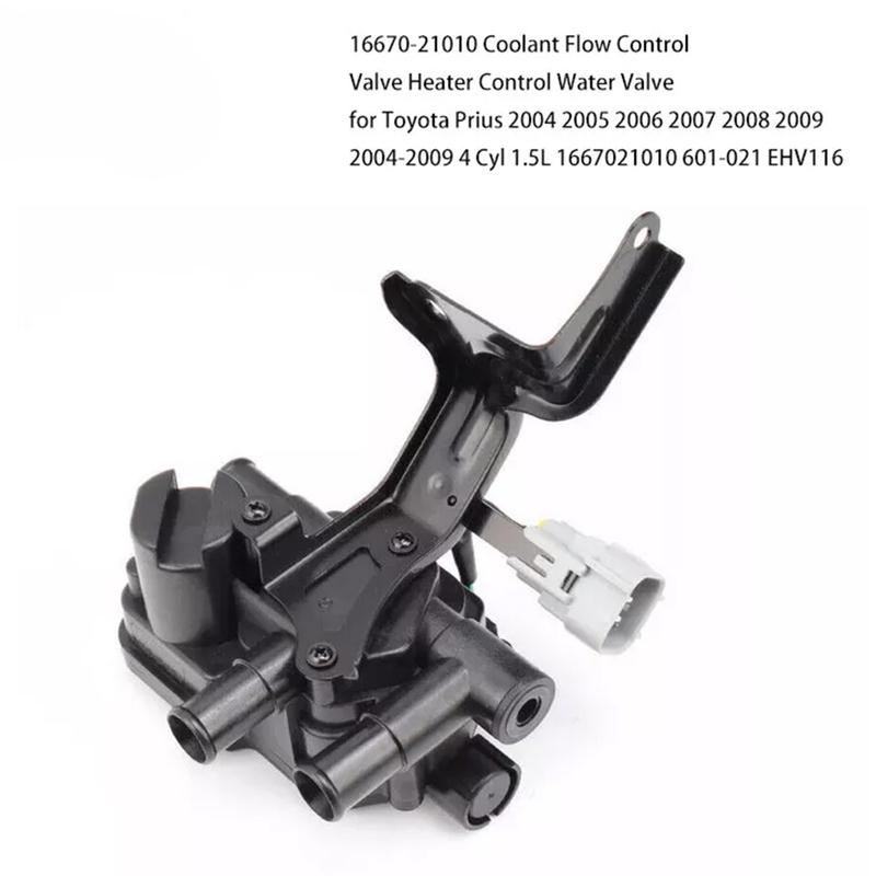 Artudatech Heater Coolant Control Valve 16670-21010 For Toyota Prius 1.5L L4 2004-2009 Car Accessories 2005 2006 2007 2008