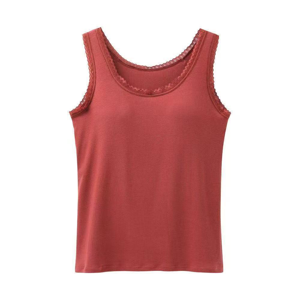 

Женский жилет большого размера с кружевной отделкой, приталенный топ без рукавов 2XL