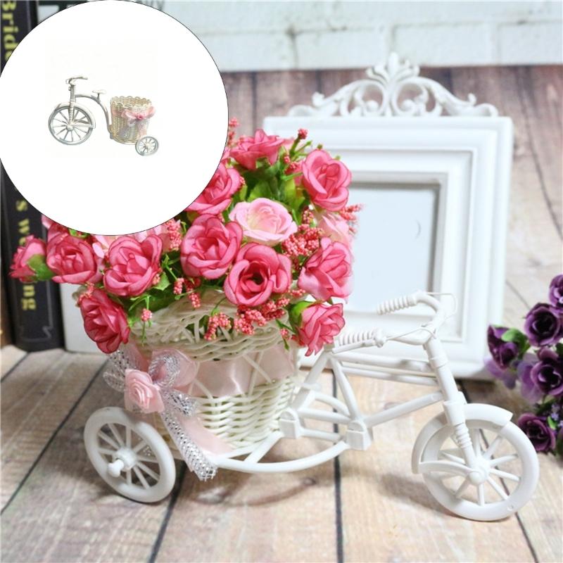 Bicycles Planter Tabletop Decorations for Home Party Wedding Centerpieces Nostalgic Bicycles Flower Basket Plant Stand