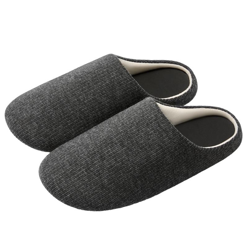 Women Home Slippers Fabric Warm Slides Comfortable Non-slip Slippers Indoor Outdoor Men Casual Slippers