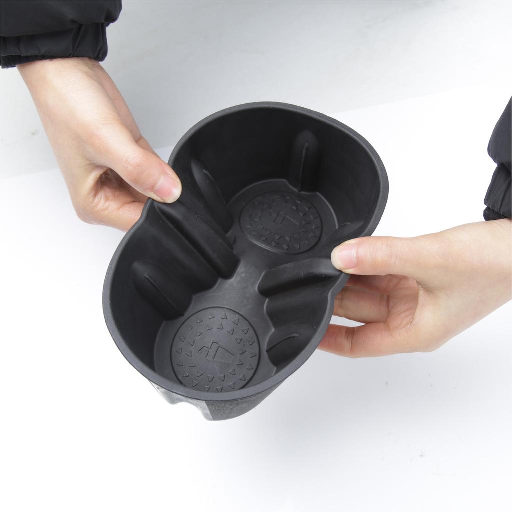 Tesla Model 3 Model Y Cup Holder Insert Upgraded Washable Silicone Console Car Cup Holder Tesla Accessories