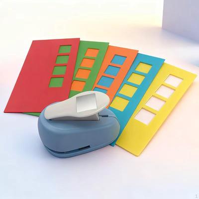 Square Punch Handmade, Portable DIY Office Supplies Professional 0.71inchx0.71inch Craft
