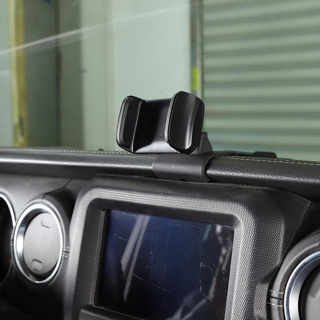 Car Mount Bracket Smartphone Holder Stand Mobile Phone Cradle for Jeep Wrangler JL JLU Gladiator JT 2018+ Interior Accessories