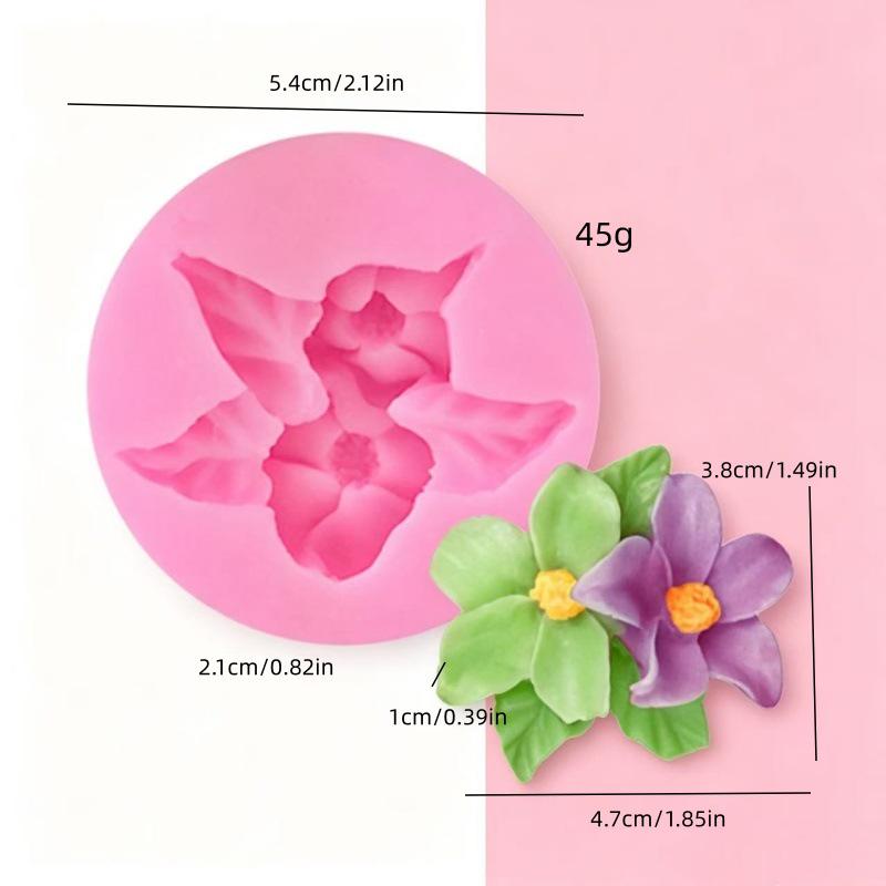 DIY Flower Silicone Mold for Handmade Fondant Cake Decorations