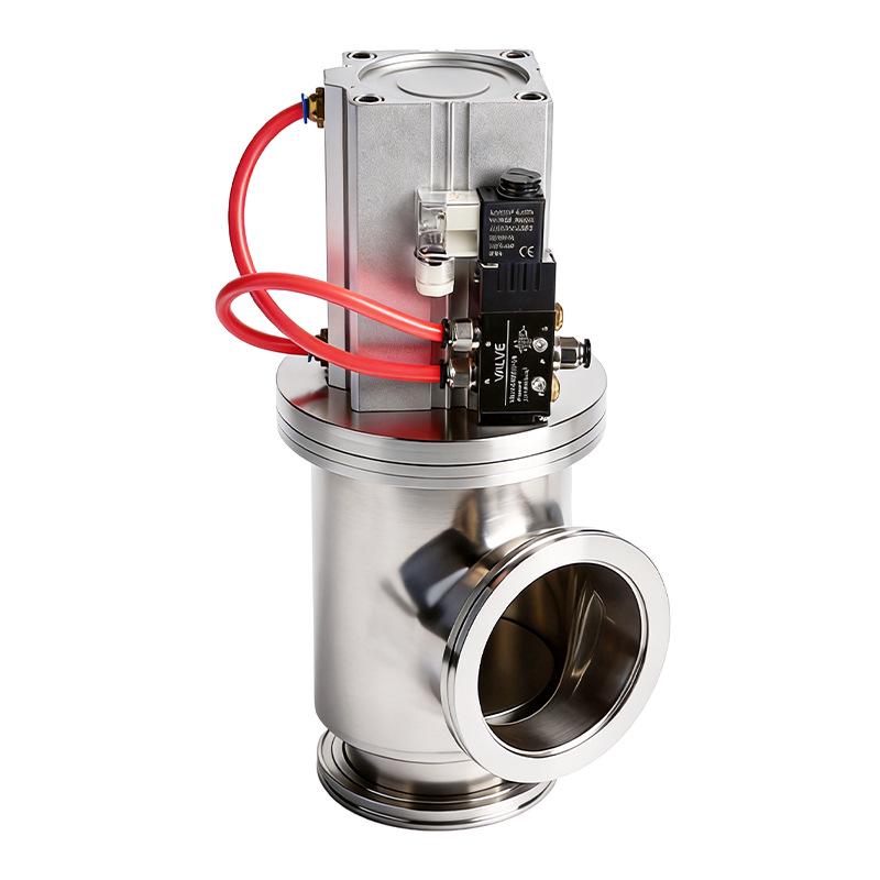 Hammond KF High Vacuum Electromagnetic Aluminum Alloy Butterfly Valve GDQ Series with Clamp Sleeve Quick Connect
