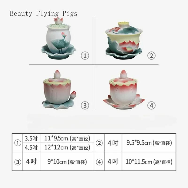 1pc Ceramic Household Buddhist Tools Set for Worshipping Buddha Statues, Guanyin Statues, Household Items Fruit Tray, Holy Water