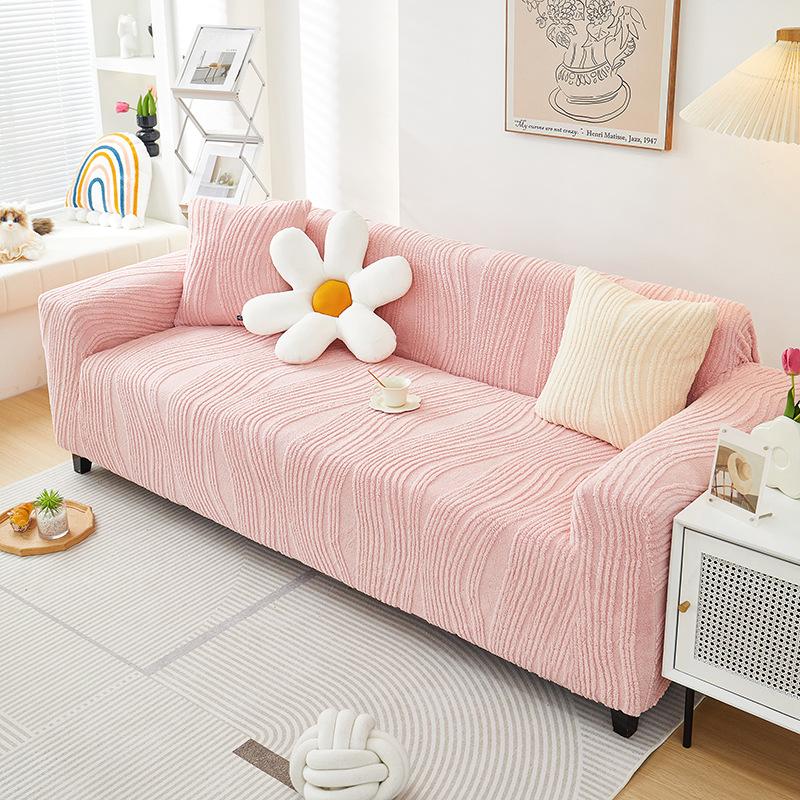 Comfortable Cotton Velvet Elastic All-Inclusive Sofa Cover Thick Lazy Full Covered Dust Cover Oversized Integrated Concubine Universal