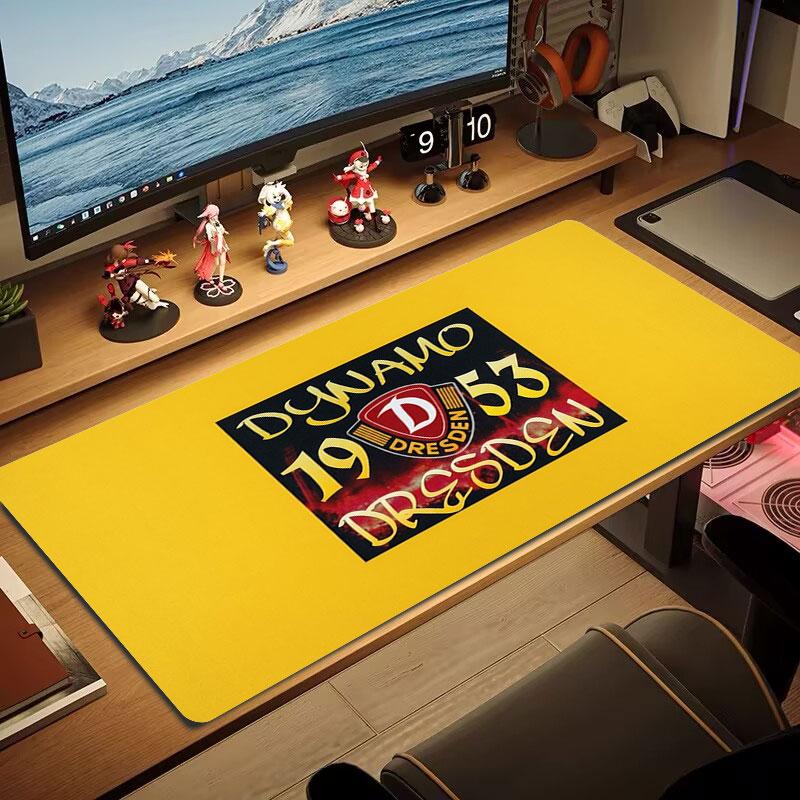 Dynamo Dresden Large Size Mouse Pad Large Gaming Table Cushion Non-slip Laptop Tablet Big Mousepad XXL Mat Mini PC Playmat With Lock edge