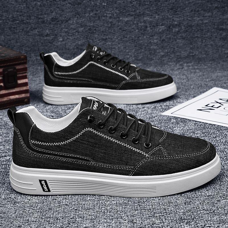 Men's Casual Sports Shoes Lightweight and Breathable New Fashionable Board Shoes Rubber Outsole Basic and Versatile Minimalist