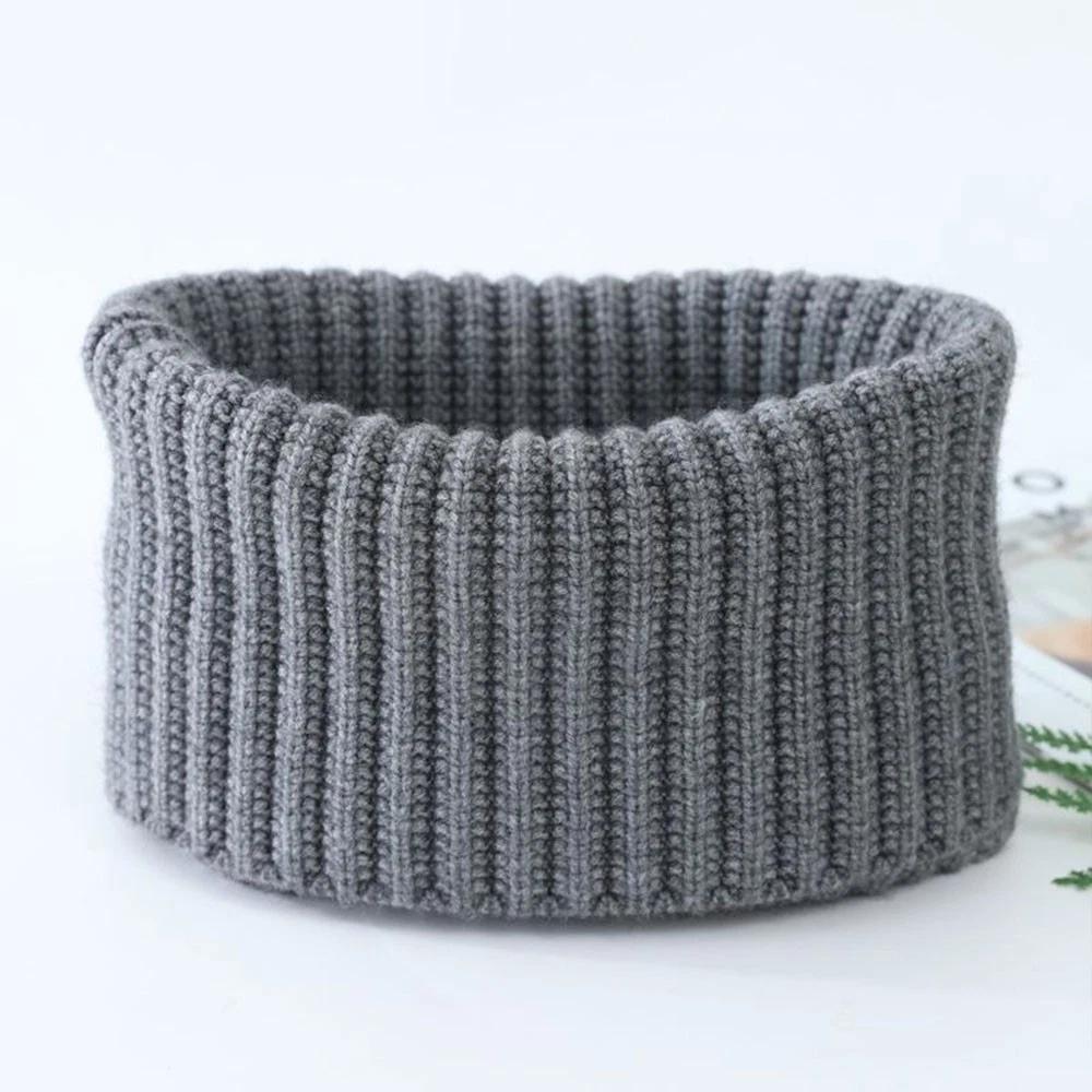 New Fashion Unisex Knitted Neck Scarf Solid Cashmer Winter Sport Scarves Outdoor Windproof Face Cover For Skiing Running Cycling