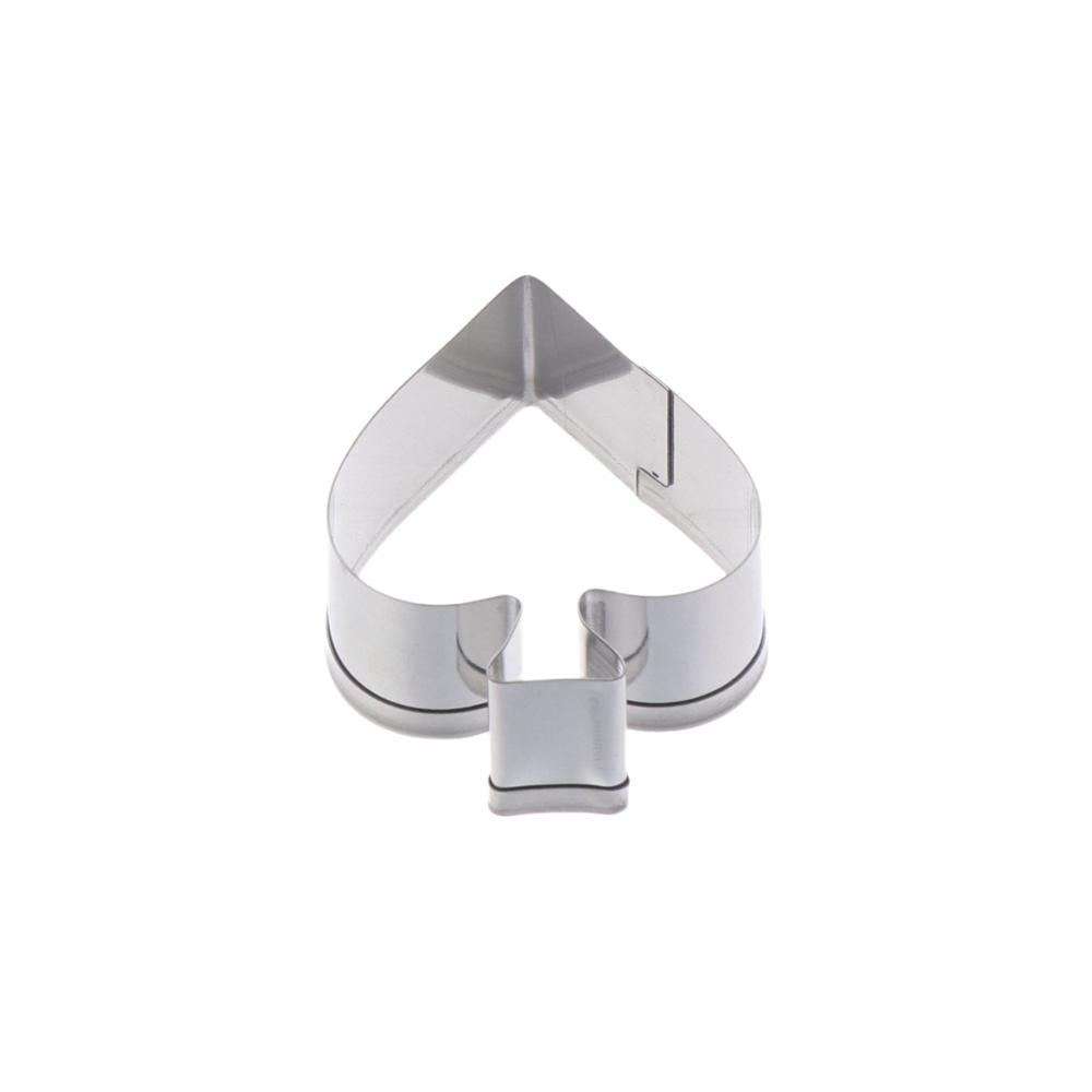 Gebäckclub Form Herz Kuchen Keksform Edelstahl Spielkartenform Ausstechform