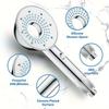 Water Saving Shower Head 2 Mode Adjustable Pressure Shower One-key Stop Water Shower Bathroom Accessories