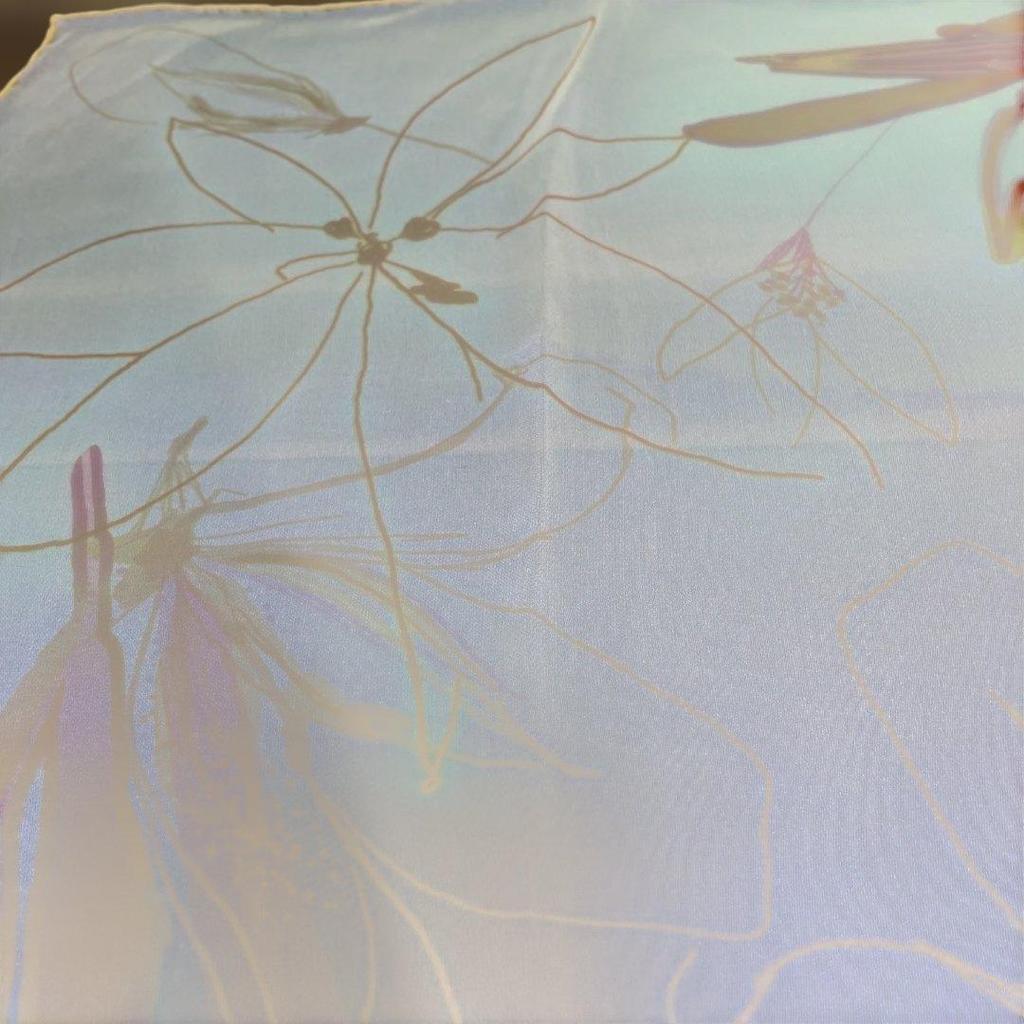 Used Salvatore Ferragamo Floral Scarf